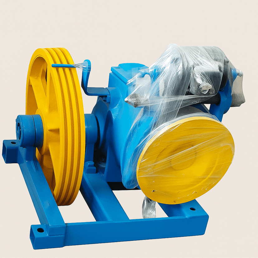 Elevator traction machine